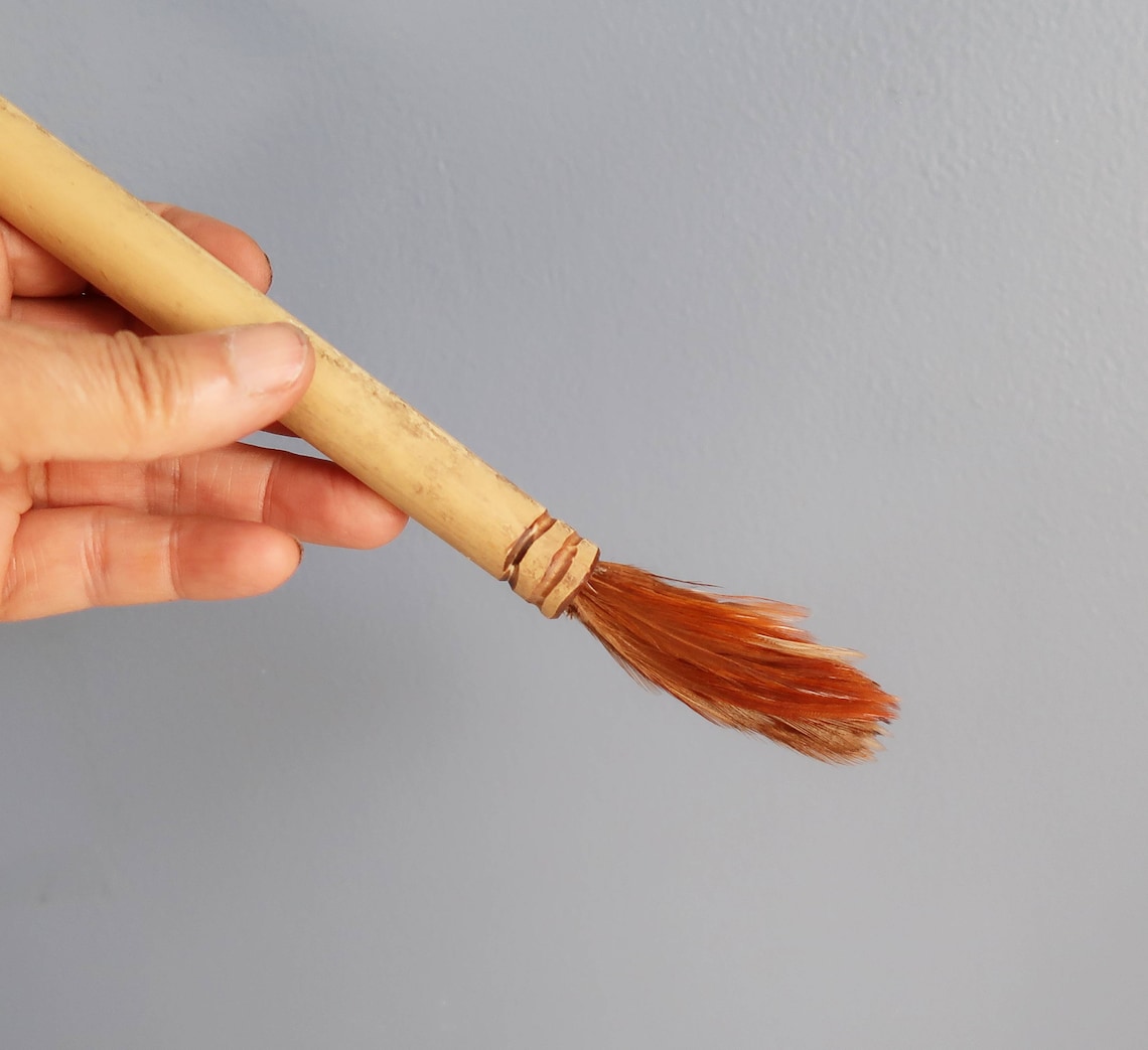 Paint Brush Rooster Feather Brush Texture Brush Idea Brush Etsy