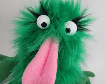 Spittoonies Hand Puppet (GREEN)