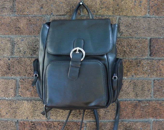 Vintage 90's Mini Backpack Goth Witch Grunge Purse Etsy