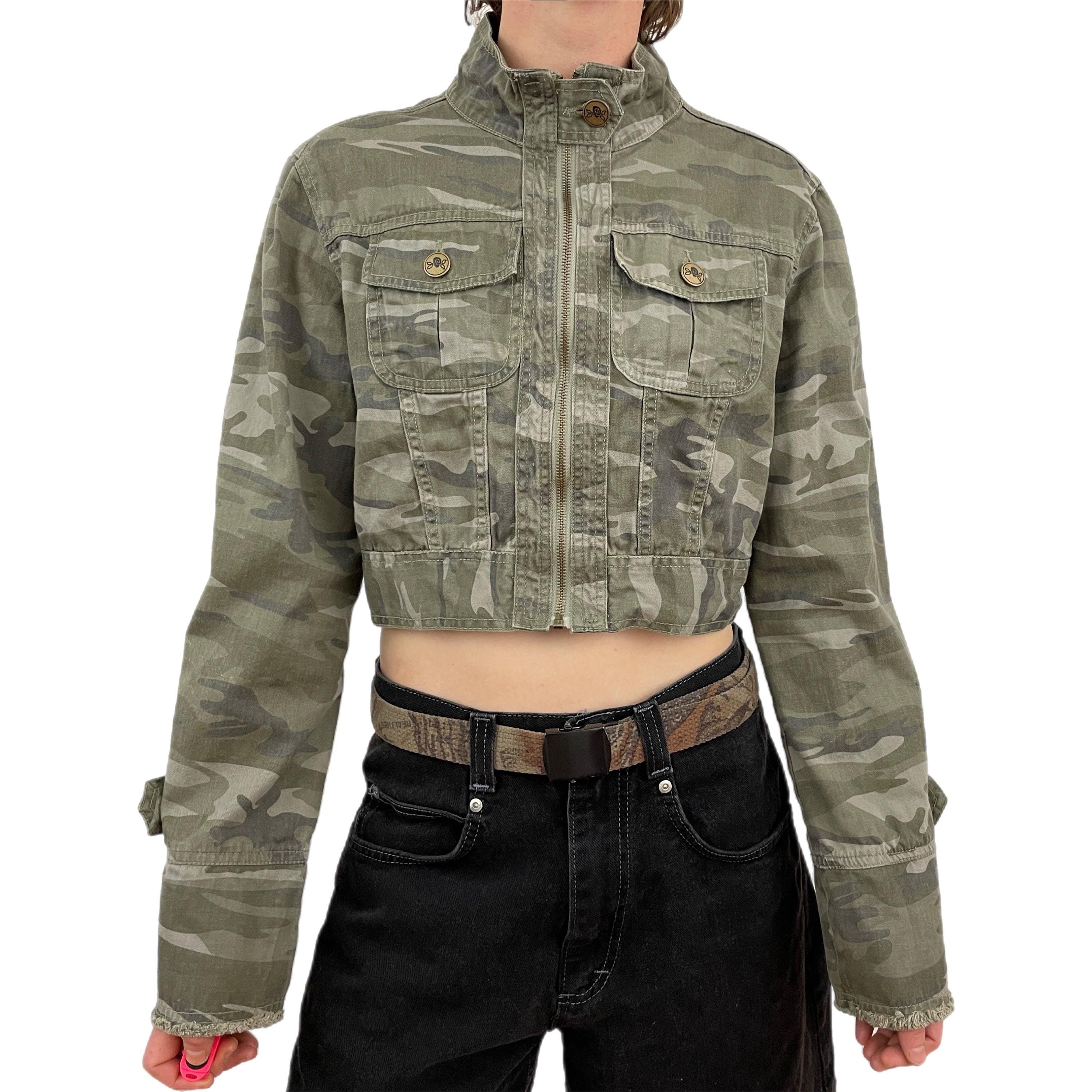 00s y2k military camo field jacket ジャケット・アウター