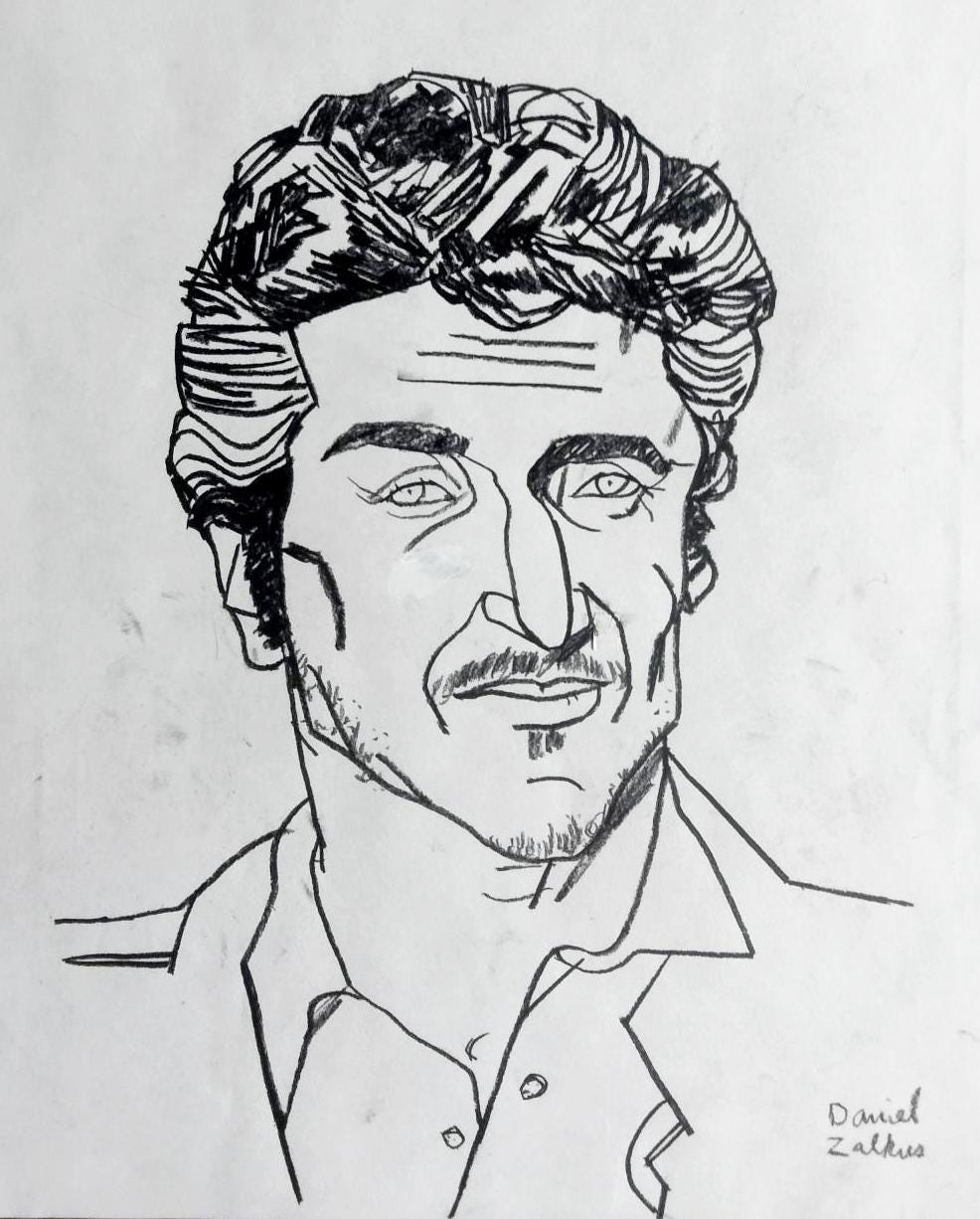 Sean Penn Drawing - Etsy