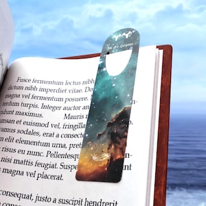 Good Omens Inspired Metal Bookmark You Are Gorgeous Angel Aziraphale Demon Crowley Celestial Fan Art Ineffable Husbands Gift for Book Lovers