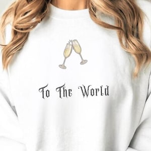 Good Omens Inspired Sweatshirt Romantic Gift for Him Angel Aziraphale Demon Crowley Shirt Ineffable Husbands Jumper LGBTQ+ Sweater Pullover