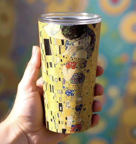 Mug Le Baiser De Gustav Klimt - Tasse Céramique Art Nouveau - Cadeau Original