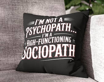 Funny Sherlock Holmes Inspired Pillowcase, Humorous Sherlock Quote Throw Pillow Cover, Mystery Detective Fans Gift, Fun Sleuth Home Decor
