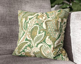 William Morris-kussensloop met bloemenpatroon | Vintage Art Cottagecore