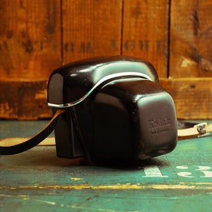 Kodak Instamatic Reflex Black Leather Case & Manual