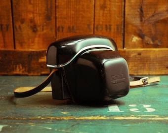 Kodak Instamatic Reflex Black Leather Case & Manual