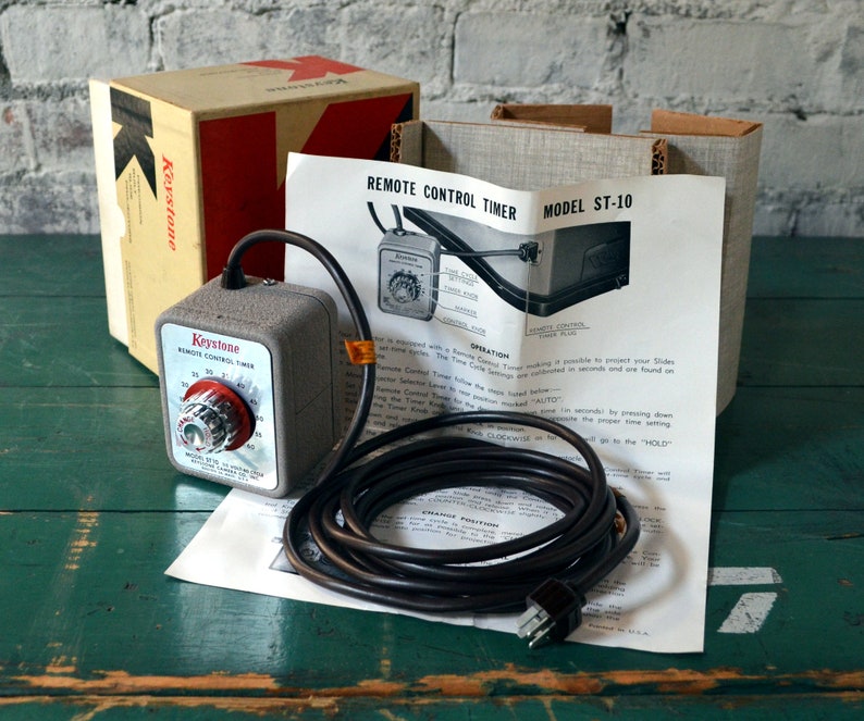 Keystone Remote Control Timer ST 10, for Keystone Slide Projectors - Etsy