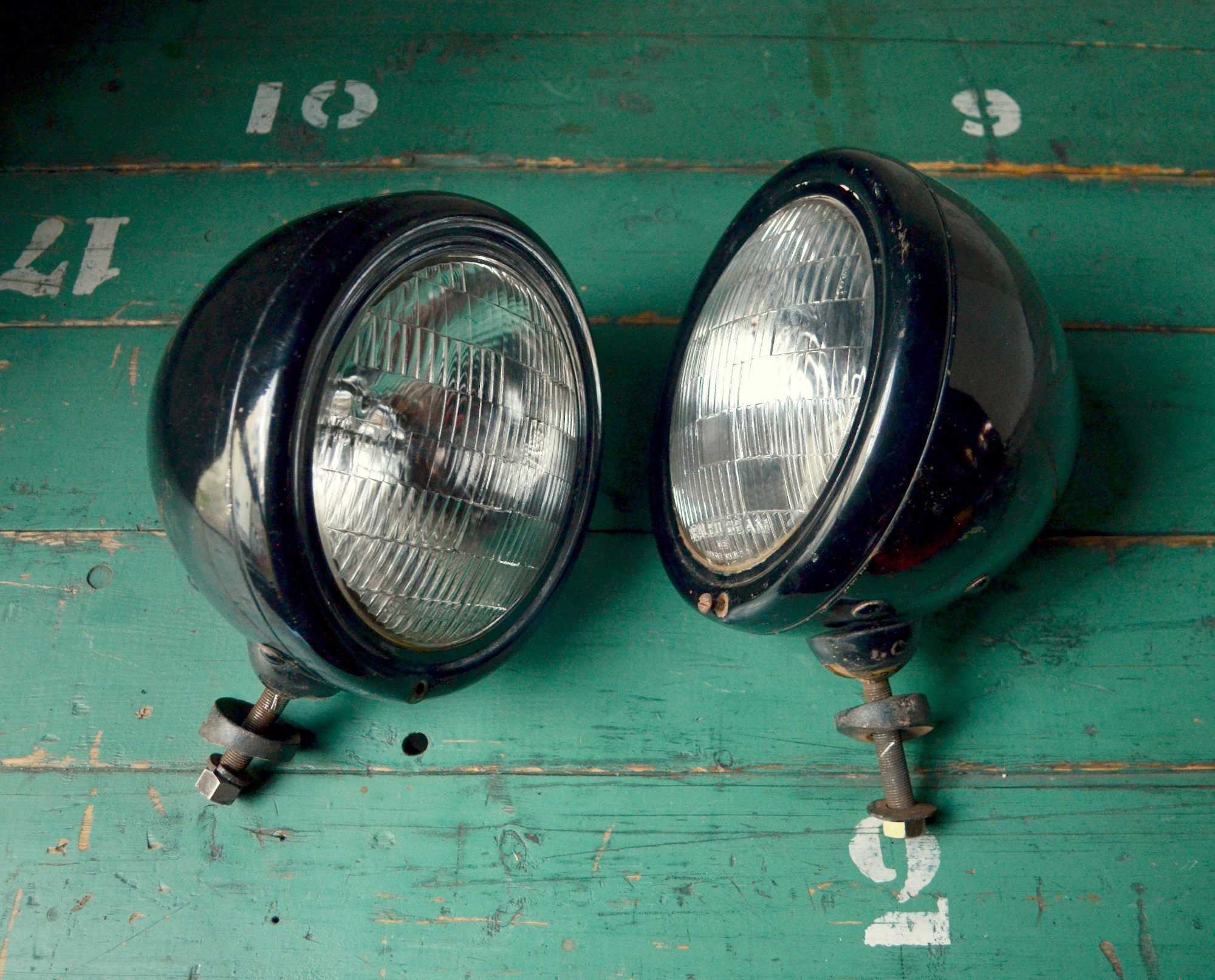 Pair of Original Dietz 1409 Headlights OEM Dietz Headlamps | Etsy