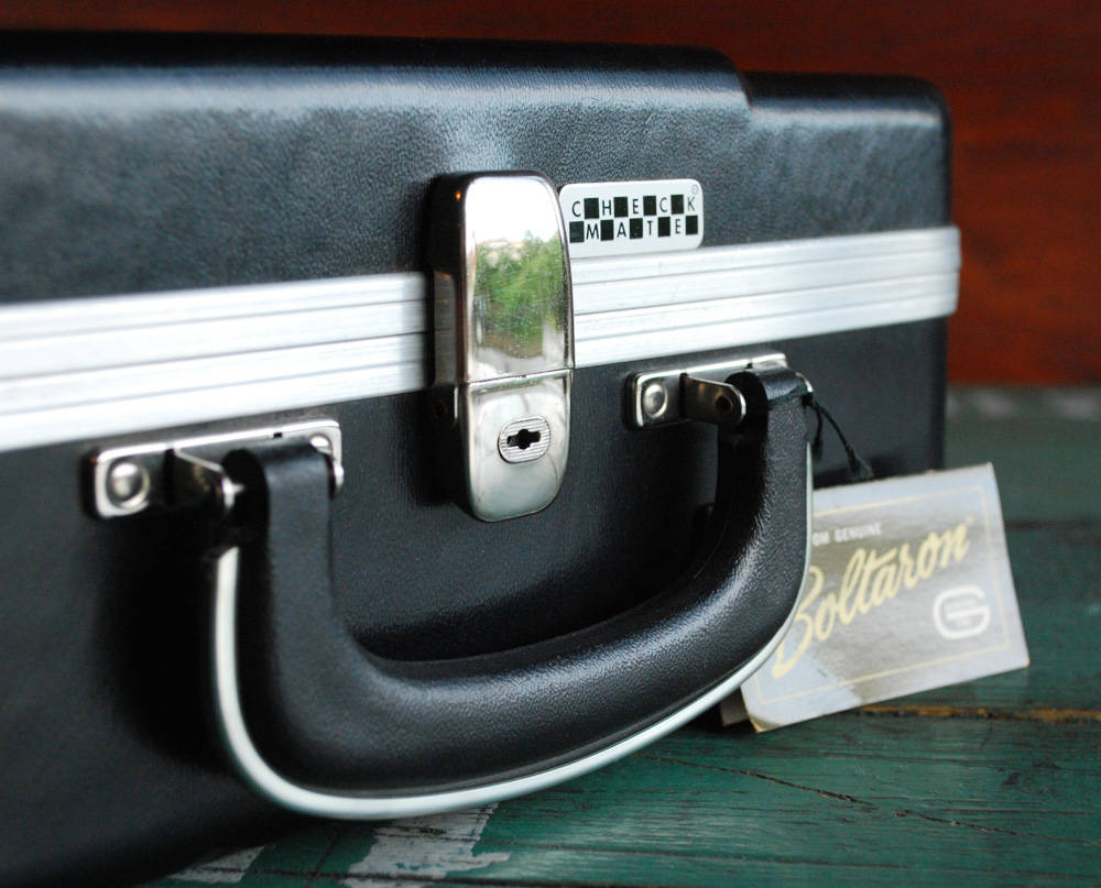 Black Clamshell Checkmate Boltaron Locking Camera Case, Unused Vintage ...