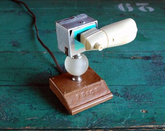PEACE Nightlight, Upcycled Handmade Nighlight