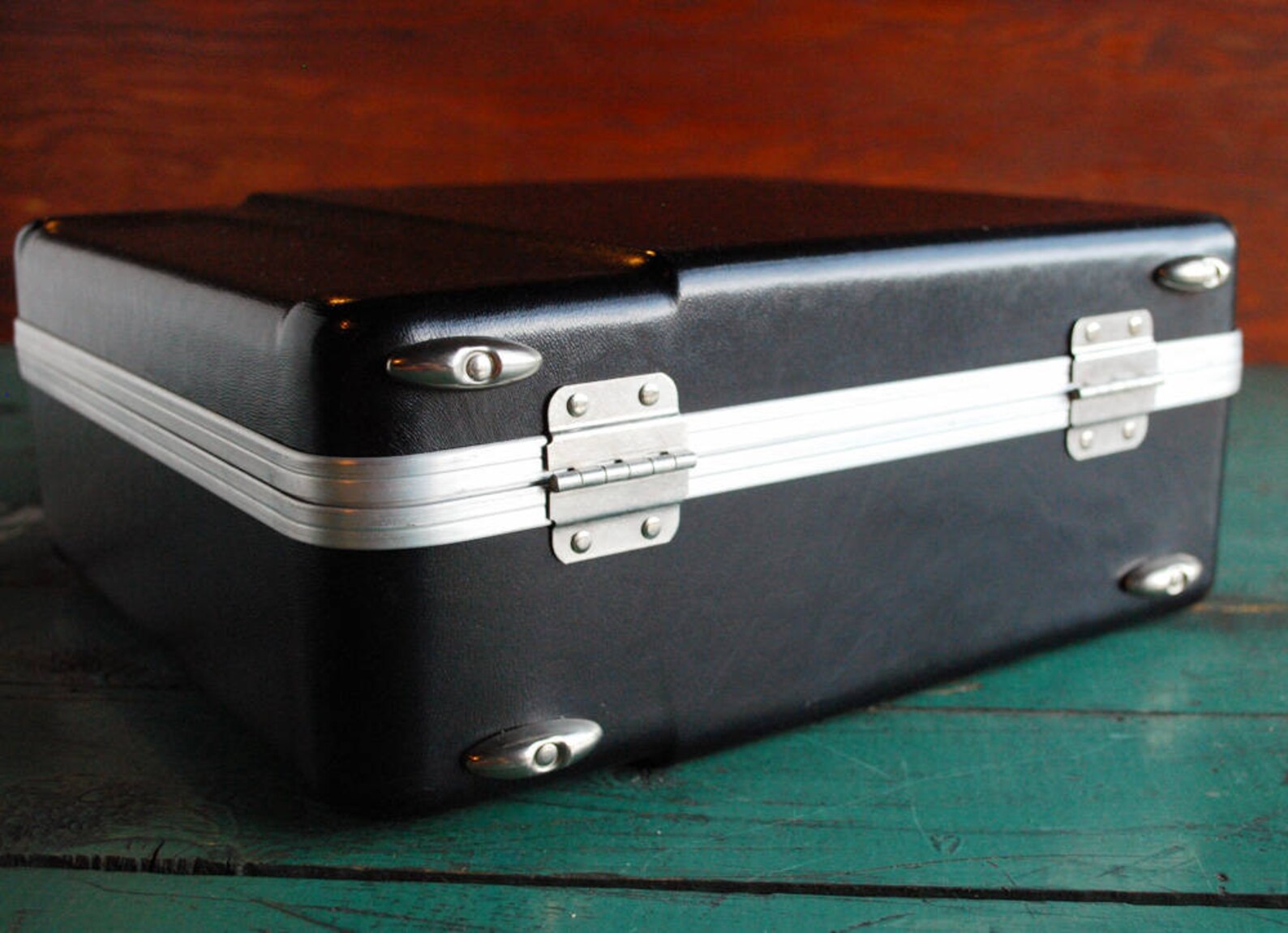 Black Clamshell Checkmate Boltaron Locking Camera Case, Unused Vintage ...