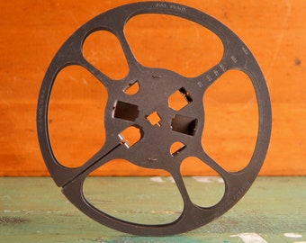 Antique Excel 16mm Film Reel, 7" 400 Foot Metal Movie Reel