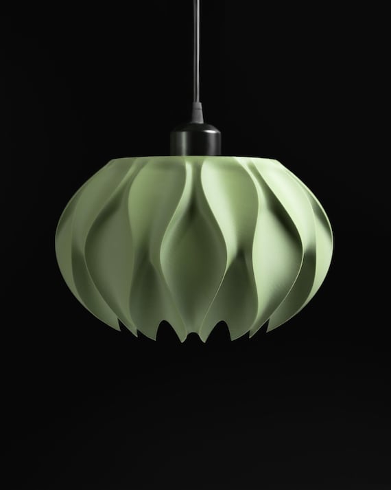 Cozy Artistic Pendant Light Shade, AvantGarde Ceiling Illuminator, Kitchen Island Japandi Style Accent, Minimalist