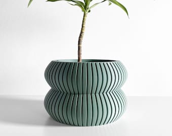 Decorative Planter Pot, Modern Desktop Flower Holder, Plant Lover Gift, 6 Inch, 7 Inch