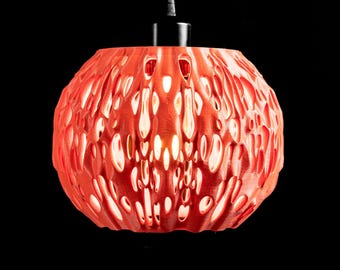 Lámpara colgante de diseño, elegante pantalla de techo escultural, iluminación artística contemporánea para isla de cocina.