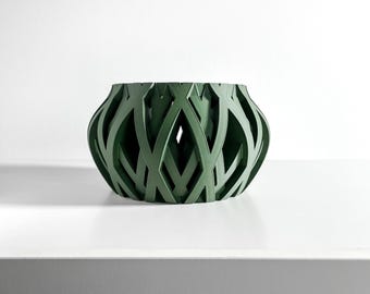 Geometric Orchid Pot, Original Root View Planter, Stylish Windowsill Display, Minimalist Sculptural Timeless Elegance