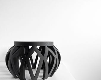 Plant Stand, Sculptural Pedestal for Houseplants, Compact Planter Riser Timeless, Minimal Decorative Flower Base