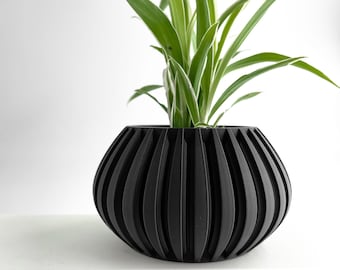Maceta minimalista contemporánea para plantas de interior, organizador de escritorio para suculentas, espacio pequeño, pieza compacta