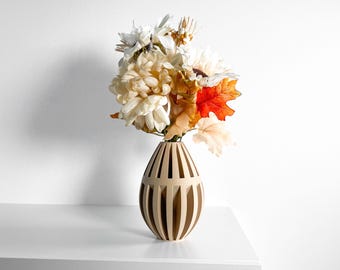 Modern Minimalist Vase, Sculptural Flower Holder, Table Centerpiece, Decorative Planter, Home Décor Accent