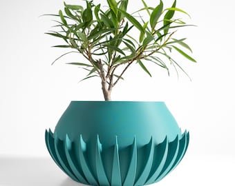 Artistic Planter Pot, Contemporary Geometric Vase, Minimalist Desk Succulent Holder, Japandi Style, ART DECO
