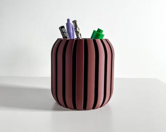 Pen Holder, Desk Organizer, Pencil Cup, Multifunctional Workspace Minimal Accessories