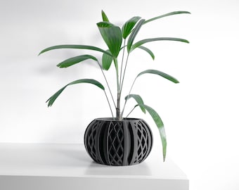 Geometric Echo Planter, Stylish Flower Pot, Unique Modern Decor, Japandi Minimalism, Nordic Style