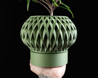 Planter Pot, Scandinavian Minimalist Desk Planter, Indoor Succulent Display Stylish Eco Accent