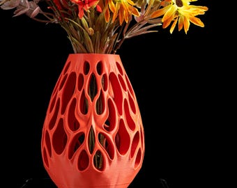 Modern Vase, Minimalist Decorative Centerpiece, Sculptural Flower Holder, Table Accent, Home Decoration, Housewarming Style