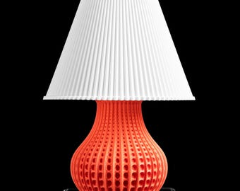 Architectural Drop Lamp Shade, Ambient Bedside Light, Stylish, Japandi Nightstand, Nordic Style Space Accent