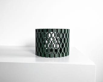 Sculptural Orchid Pot, Root-View Planter, Windowsill Display, Minimalist Shelf Organizer, Breathable Elegant Decor