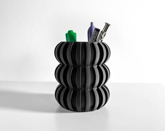 Pen Holder Desk Organizer, Modern Pencil Cup, Office Accessories, Toothbrush Container, School Supplies Stand