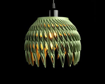 Unique Artistic Pendant Light, Modern Contemporary Shade, Stylish Kitchen Island Accent, Dining Room Illumination