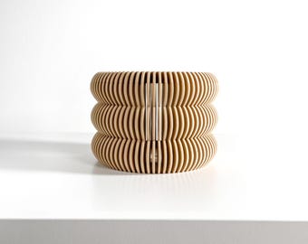 Original Geometric Orchid Pot, Stylish Root View Planter, Indoor Plant Holder, Windowsill Display, Contemporary