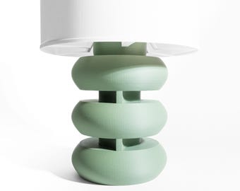 Table Lamp, Scandinavian Bedside Accent, Minimalist Workspace, Ambient Atmosphere Reading Light, Cozy Japandi Style