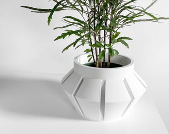 Maceta decorativa escultórica, centro de mesa, soporte para hierbas de interior, exhibidor de suculentas para el espacio de trabajo, regalo botánico