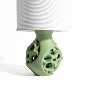 Modern Table Lamp, Atmospheric Bedside Light, Minimalist Nightstand Accent, E26 Compatible, Japandi Style Decor