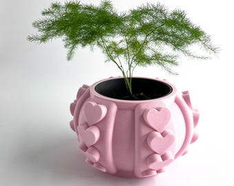 Elegant Contemporary Planter Pot, Stylish Indoor Succulent Container, Modern Desk Herb Organizer, Art Deco
