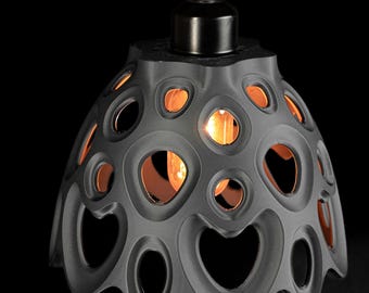Geometric Original Pendant Lampshade, Elegant Contemporary Sculptural Hanging Kitchen Island Light, Japandi Style Minimalist