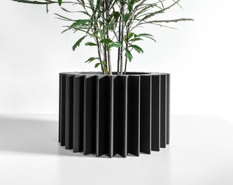 Planter Pot Contemporary Indoor Succulent Herb, Modern Minimalist Household Accent, Earthy Plant Showcase