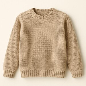 Crochet Sweater PDF – Italian & English Pattern – Sizes S M L – DIY Handmade Sweater
