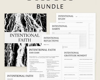 Intentional Faith Journal Bundle