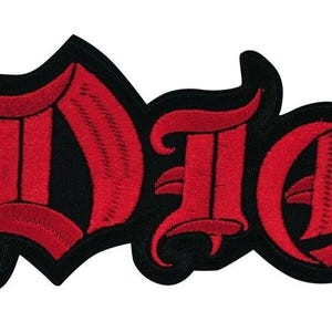 Dio Embroidered Patch - American Heavy Metal Music Band Logo - Sew-on Patch