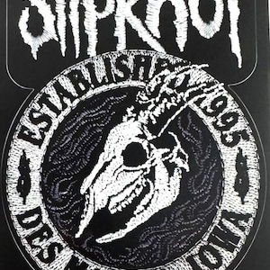 Slipknot Autoaufkleber - Slipknot Etabliert 1995 Des Moines, Iowa - Goat American Metal Band Logo