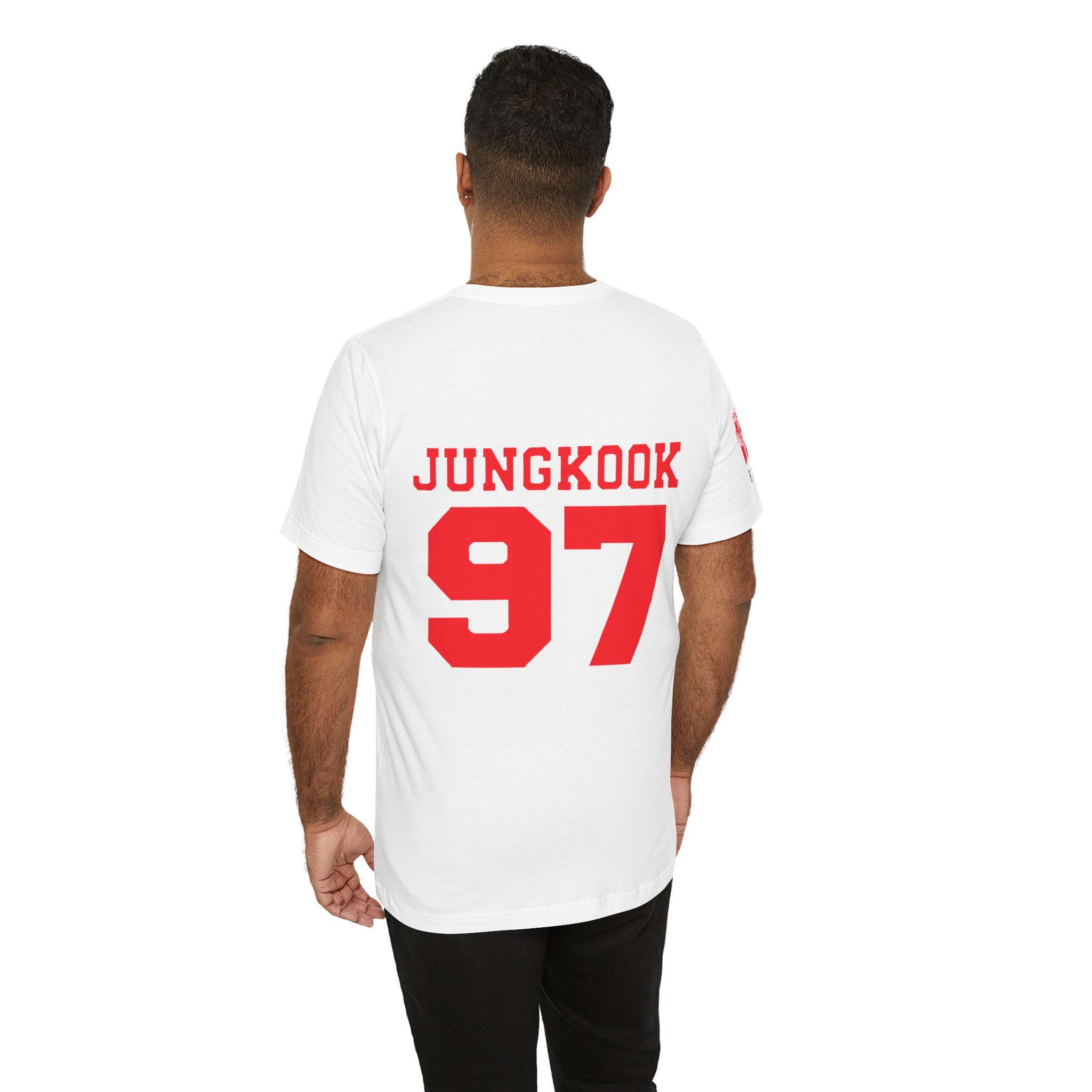  　ジョングクコラボ　Tシャツ Jungkook 97 Shirt - Etsy Hong Kong