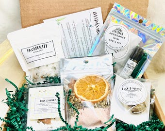 Money Magnet Gift Box for Witches Non-Toxic Fragrance Witchy Box Witchcraft Fragrance Spell Abundance Self-Care Box Money Ritual