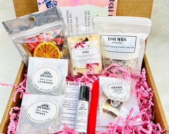 Adore Self Love Box Gift for Witches Non-Toxic Fragrance Witchy Box Witchcraft Fragrance Love Spell Oil Self-Care Box Self Love Wax Melts