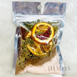 Intention Simmer Pots Witchy Spell herbal Simmer Pot Ritual Reiki Infused Simmer pot herbs Tis The Season