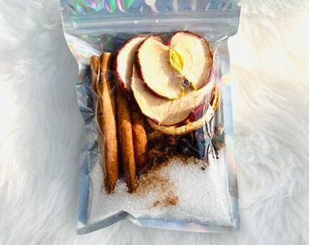 Apple Cinnamon Simmer Pots Witchy Spell herbal Simmer Pot Ritual Reiki Infused Simmer pot herbs Gratitude Simmer Pot Happy Home Spell